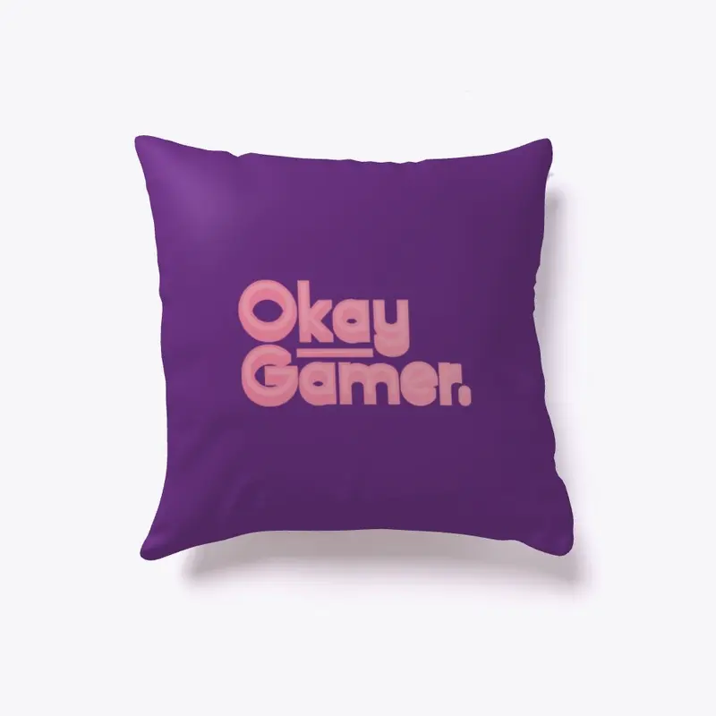 Okay Gamer (pink logo)