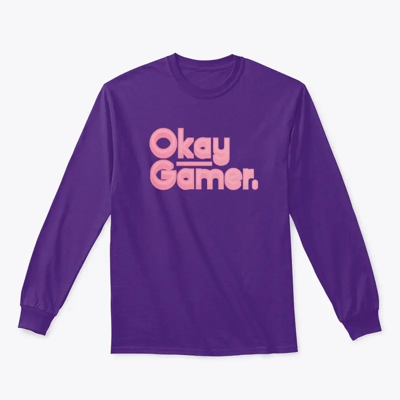 Okay Gamer (pink logo)